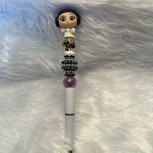 Princess Leia beaded pen